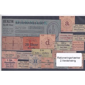 Rationeringsmrker - 2. Verdenskrig 