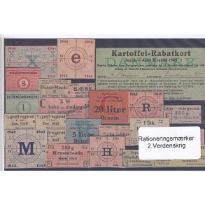 Rationeringsmrker - 2. Verdenskrig 