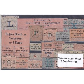 Rationeringsmrker - 2. Verdenskrig 