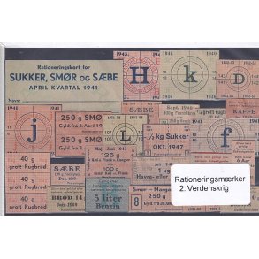 Rationeringsmrker - 2. Verdenskrig 