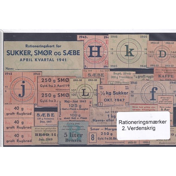Rationeringsmrker - 2. Verdenskrig 