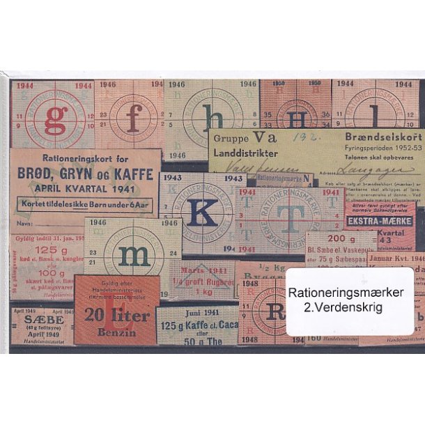 Rationeringsmrker - 2. Verdenskrig 