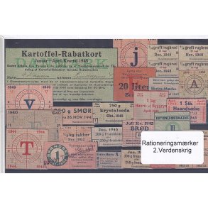 Rationeringsmrker - 2. Verdenskrig 
