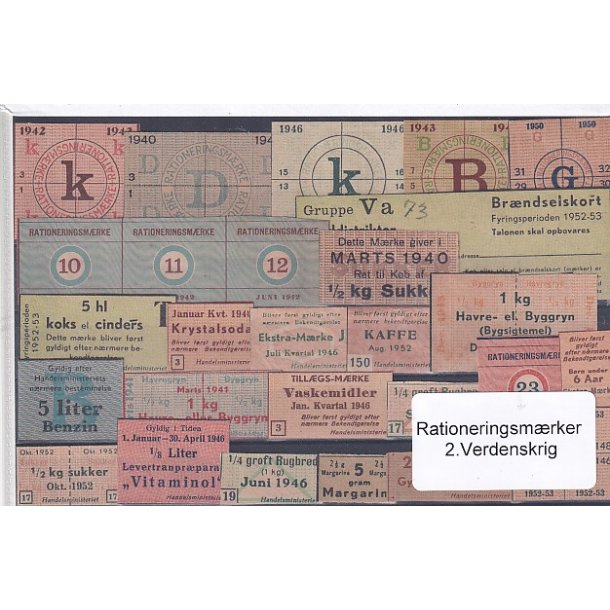 Rationeringsmrker - 2. Verdenskrig 