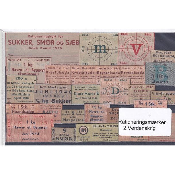 Rationeringsmrker - 2. Verdenskrig 