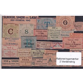 Rationeringsmrker - 2. Verdenskrig 