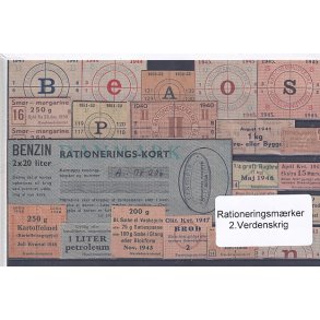 Rationeringsmrker - 2. Verdenskrig 