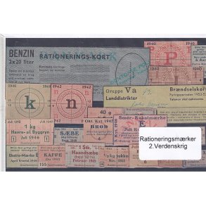 Rationeringsmrker - 2. Verdenskrig 