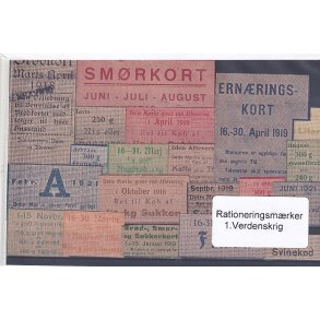Rationeringsmrker - 1. Verdenskrig