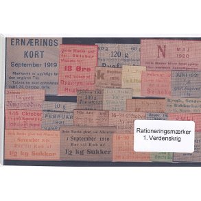 Rationeringsmrker - 1. Verdenskrig