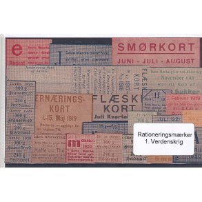 Rationeringsmrker - 1. Verdenskrig