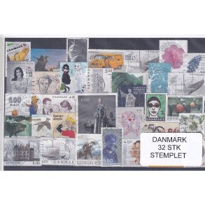 Danmark Samling - 32 Stk. Stemplet/Ustemplet