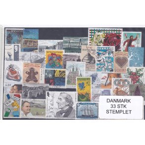 Danmark Samling - 33 Stk. Stemplet/Ustemplet