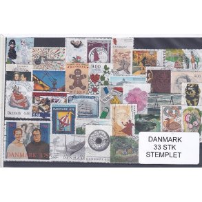 Danmark Samling - 33 Stk. Stemplet/Ustemplet