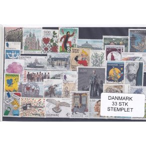 Danmark Samling - 33 Stk. Stemplet/Ustemplet