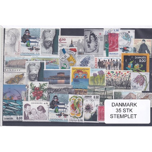 Danmark Samling - 35 Stk. Stemplet/Ustemplet