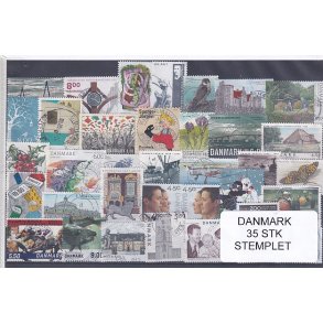 Danmark Samling - 35 Stk. Stemplet/Ustemplet