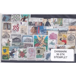 Danmark Samling - 36 Stk. Stemplet/Ustemplet