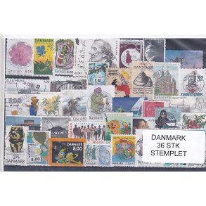 Danmark Samling - 36 Stk. Stemplet/Ustemplet
