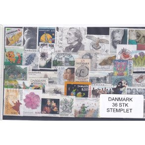 Danmark Samling - 36 Stk. Stemplet/Ustemplet