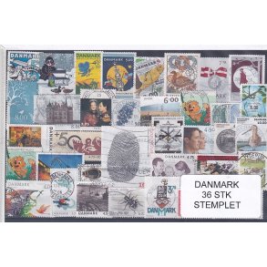 Danmark Samling - 36 Stk. Stemplet/Ustemplet