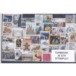 Danmark Samling - 36 Stk. Stemplet/Ustemplet