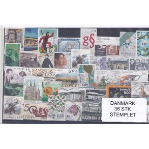 Danmark Samling - 36 Stk. Stemplet/Ustemplet