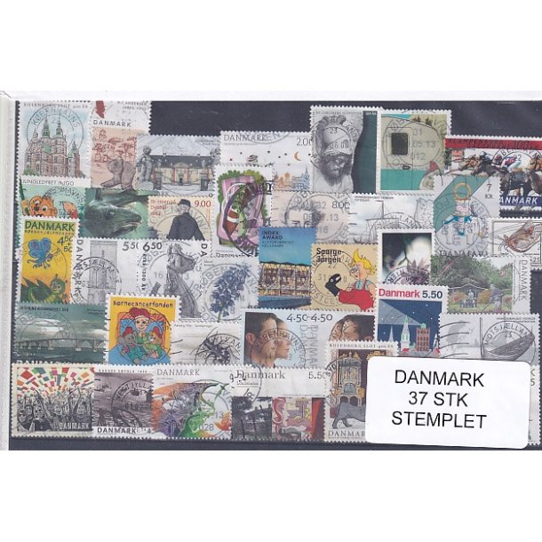 Danmark Samling - 37 Stk. Stemplet/Ustemplet