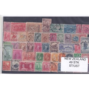 New Zealand Samling - 49 Stk. Stemplet/ Ustemplet