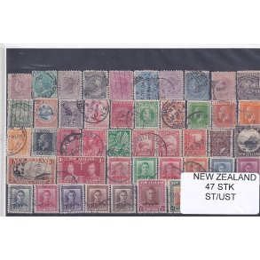 New Zealand Samling - 47 Stk. Stemplet/ Ustemplet