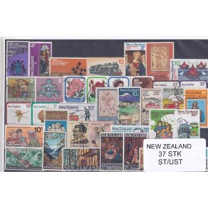 New Zealand Samling - 37 Stk. Stemplet/ Ustemplet