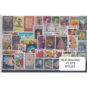 New Zealand Samling - 41 Stk. Stemplet/ Ustemplet