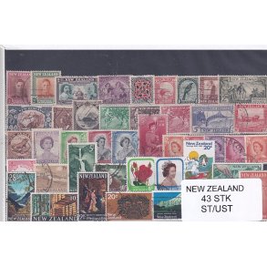 New Zealand Samling - 43 Stk. Stemplet/ Ustemplet