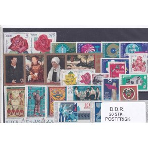 D.D.R Samling - 26 Stk. - Postfrisk