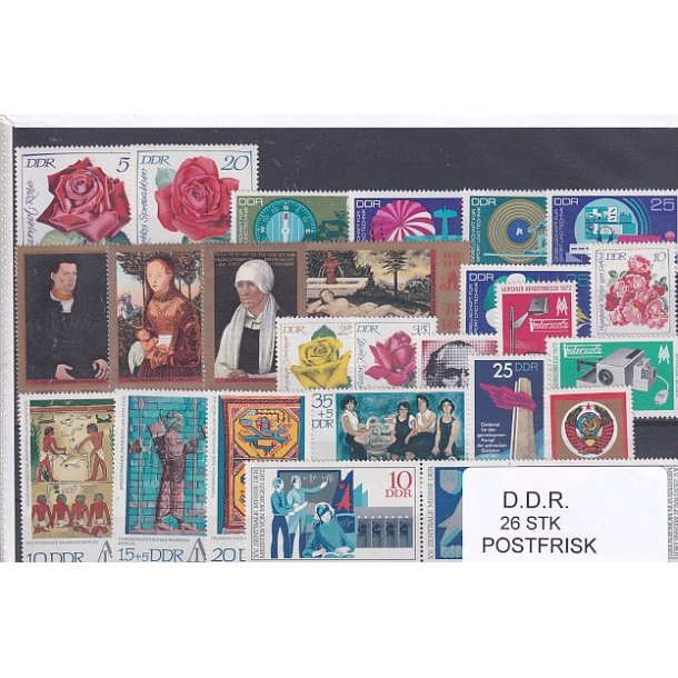 D.D.R Samling - 26 Stk. - Postfrisk