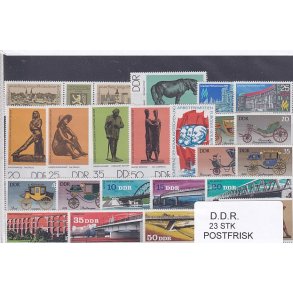 D.D.R Samling - 23 Stk. - Postfrisk