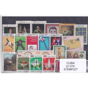 Cuba Samling - 22 stk Stemplet