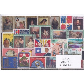 Cuba Samling - 29 stk Stemplet