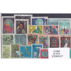 Cuba Samling - 20 stk Stemplet