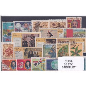 Cuba Samling - 20 stk Stemplet