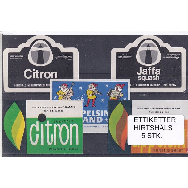 Etiketter - Hirtshals 5 Stk.