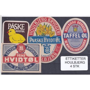 Etiketter - Houlbjerg 4 Stk.