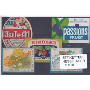 Etiketter - Hesselager 5 Stk.