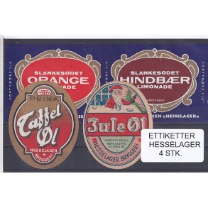 Etiketter - Hesselager 4 Stk.