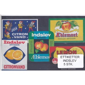 Etiketter - Indslev 5 Stk.