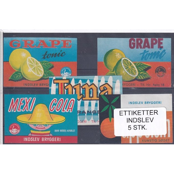 Etiketter - Indslev 5 Stk.