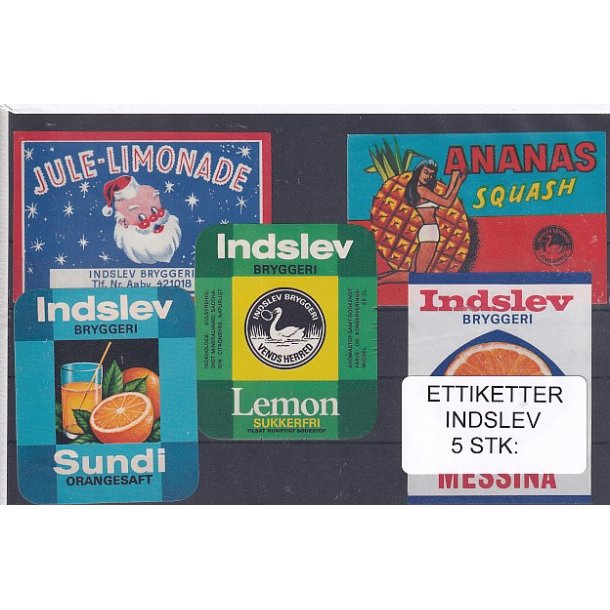 Etiketter - Indslev 5 Stk.
