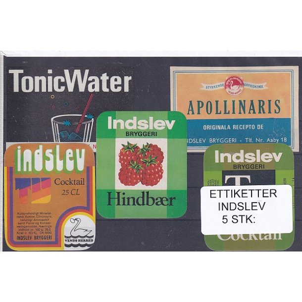 Etiketter - Indslev 5 Stk.