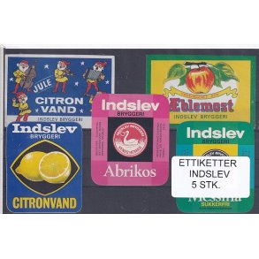 Etiketter - Indslev 5 Stk.