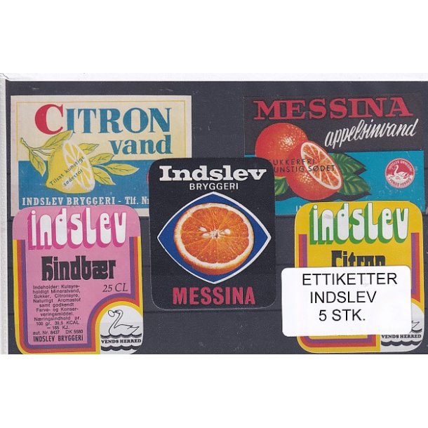 Etiketter - Indslev 5 Stk.